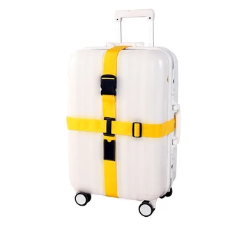 

Adjustable Cross Travel Trolley Suitcase Personalized Safe Packing Belt Luggage Straps Parts Items Accessories Supplies Product
