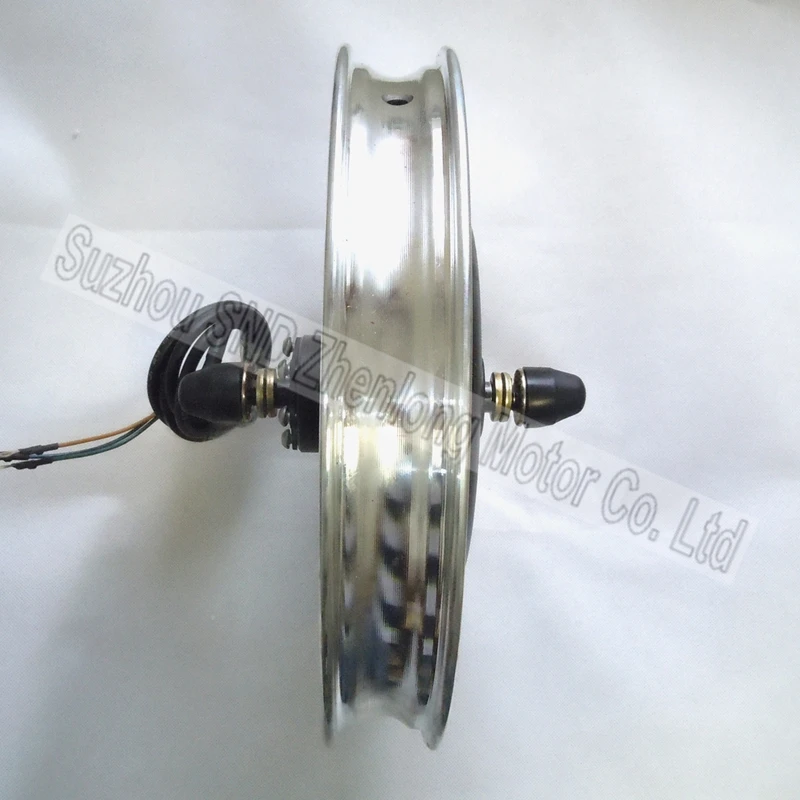Excellent 16inch 48v60v72v  1000W e-bike front hub motor with disk brake speed 42km/h  / fork size 100mm G-M047 2