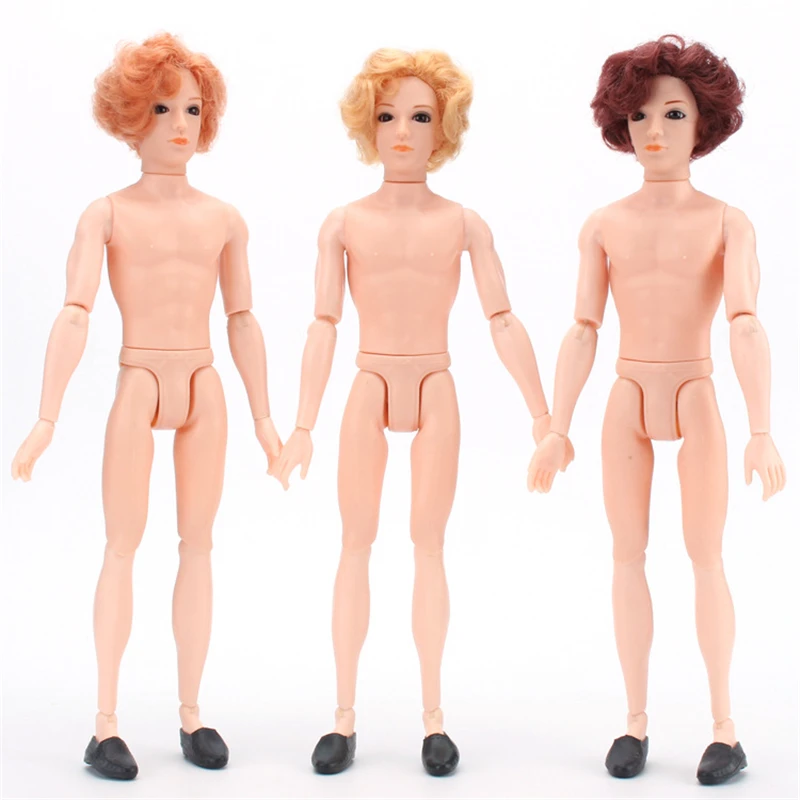 Мужской голая кукла мальчик 30 см/14 11 подвижные человек шарнирной куклы бойфренда стильны телесного цвета для маленьких мальчиков кукла-подружка игрушки для детей