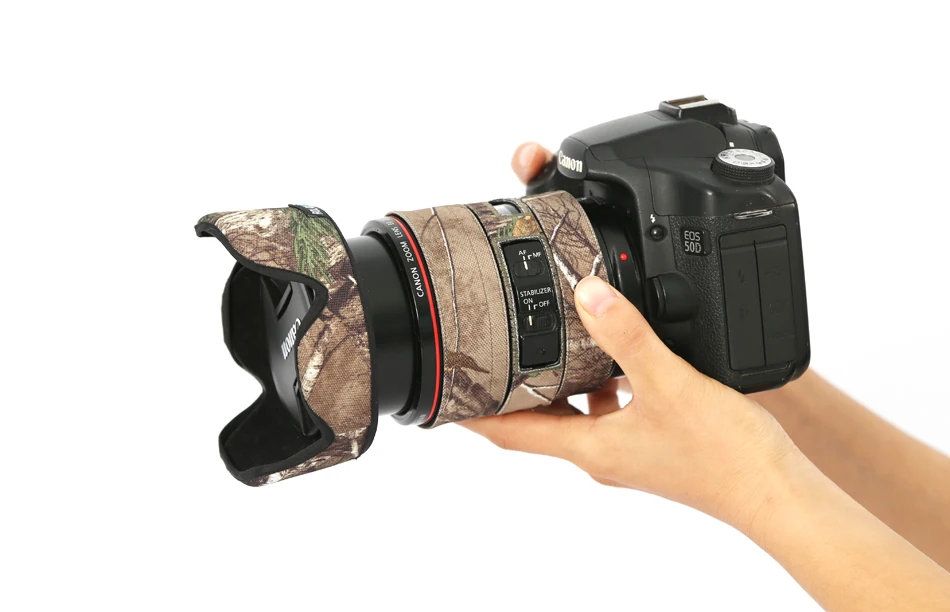 Линзы ROLANPRO камуфляжный чехол от дождя для Canon EF 24 105 мм f4 L IS II USM защитный