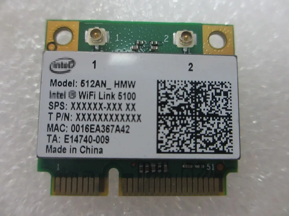 Новый 512AN_HMW беспроводной Wifi 5100 адаптер карта | Компьютеры и офис