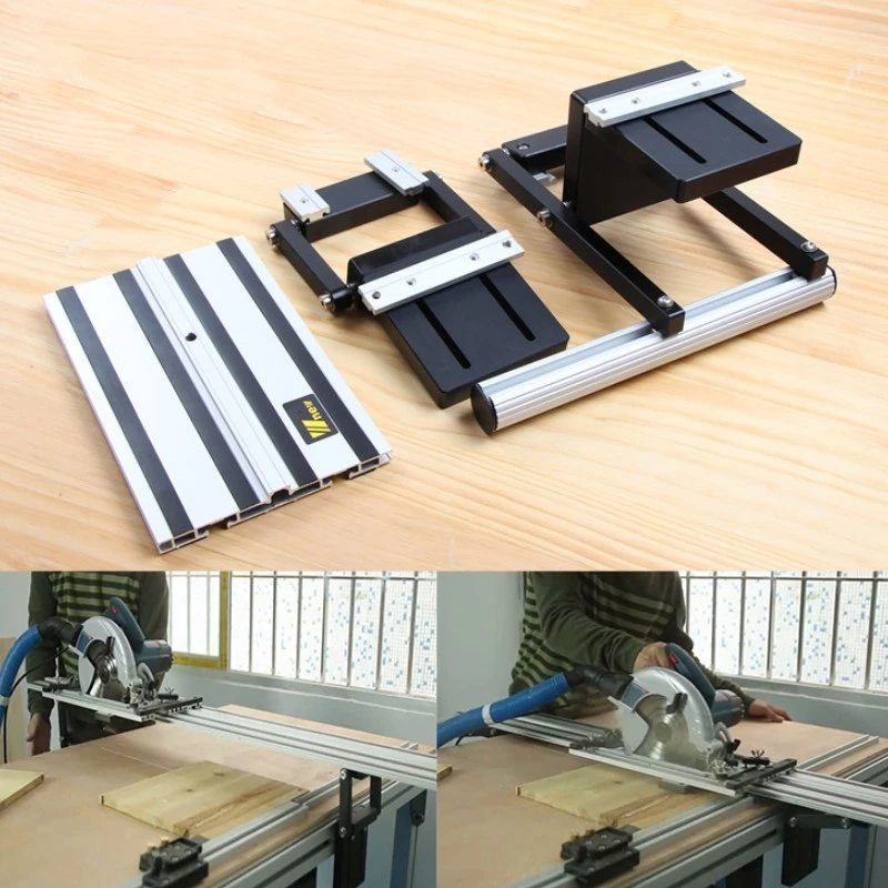 Electric Circular Saw Guide lift Set With Rail Lifting Accessories Woodworking Tool