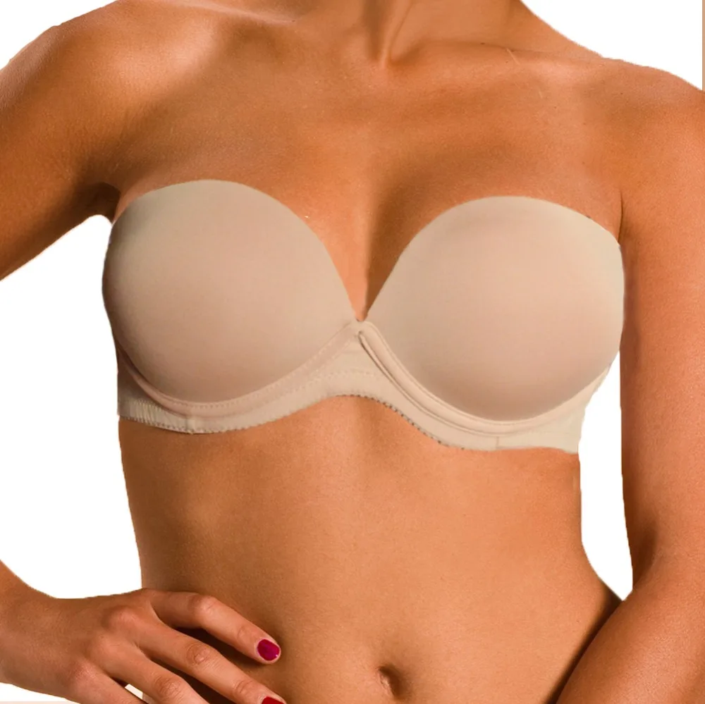 

New Women Wedding Multiway Bralette Add 2 Cup Support Padded Underwire Push Up Bra White Black Nude Underwear Size 32-40 A B C D