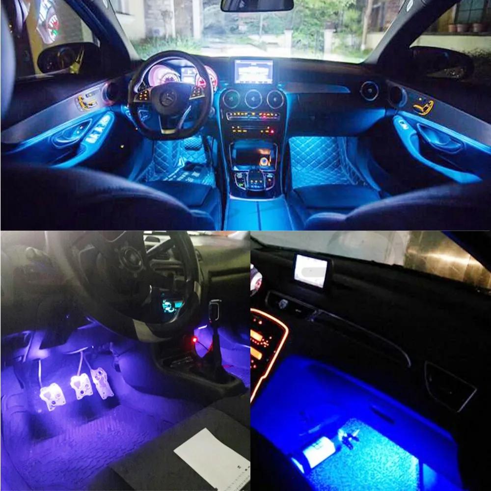 Us 3 51 22 Off 2x T10 Rgb Multi Colors Changing Led Lamp Bulb Colorful Car Interior Light With Remote Control Auto Led Bulbs Festoon Dome Light In