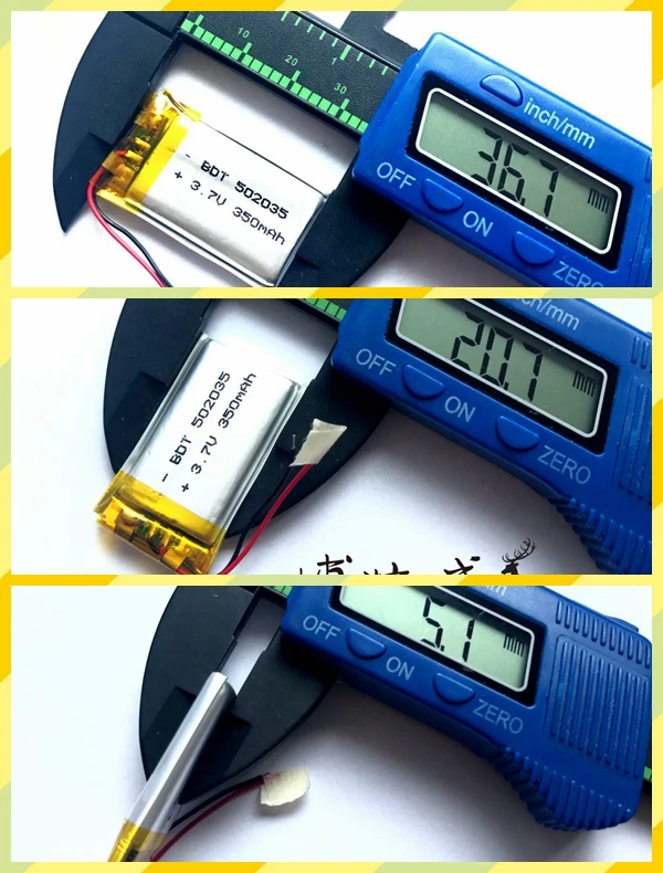 Поставка литий-полимерной батареи 502035 3,7 в 052035 350 мАч MP3 MP4 MP5 батарея bluetooth гарнитура батарея