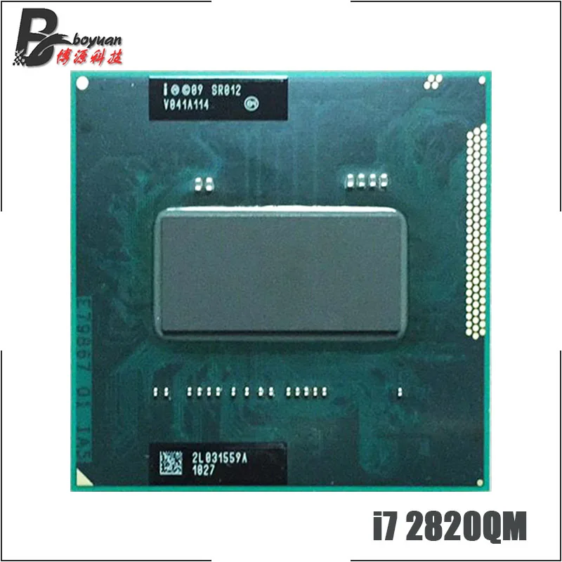 Intel Core i7-2820QM i7 2820QM SR012 2,3 GHz четырехъядерный Восьмиядерный процессор 8M 45W Socket G2/rPGA988B