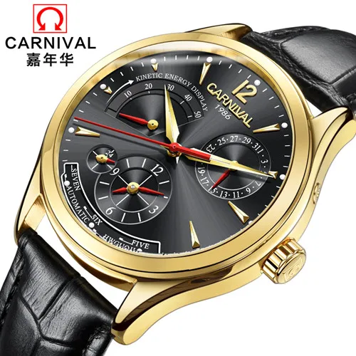 Montre homme, автоматические механические часы, запас хода, автоматические мужские механические часы, Авто Дата, водонепроницаемые наручные часы для мужчин - Цвет: 4