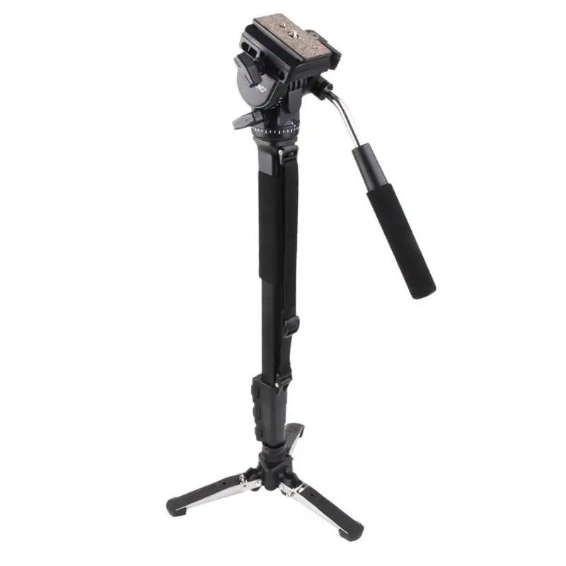 

Professional 288 Monopod & Fluid Pan Head Ball & DV Unipod Mobile Phone Clip Holder for Canon Nikon DSLR Camera Monopods New