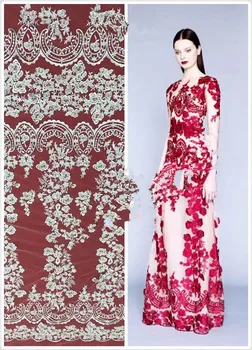 

New african cord lace fabric african tulle lace high quality SYJ-72733 fashion french lace fabric