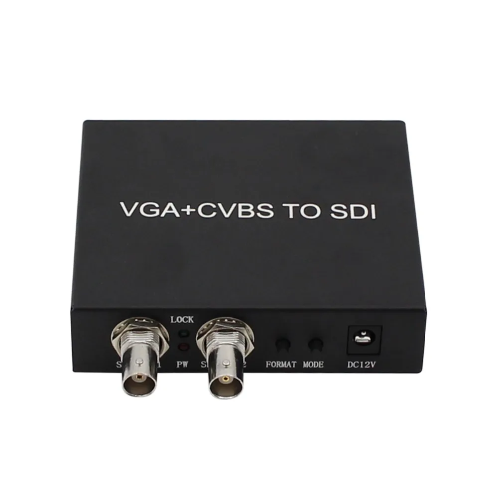 VGA+CVBS to SDI Converter,VGA AV+R/L Audio to SD/HD/3G SDI Box Broadcas,two sdi out port , with power adapter VGA+CVBS to SDI Converter,VGA AV+R/L Audio to SD/HD/3G SDI Box Broadcas,two sdi out port , with power adapter