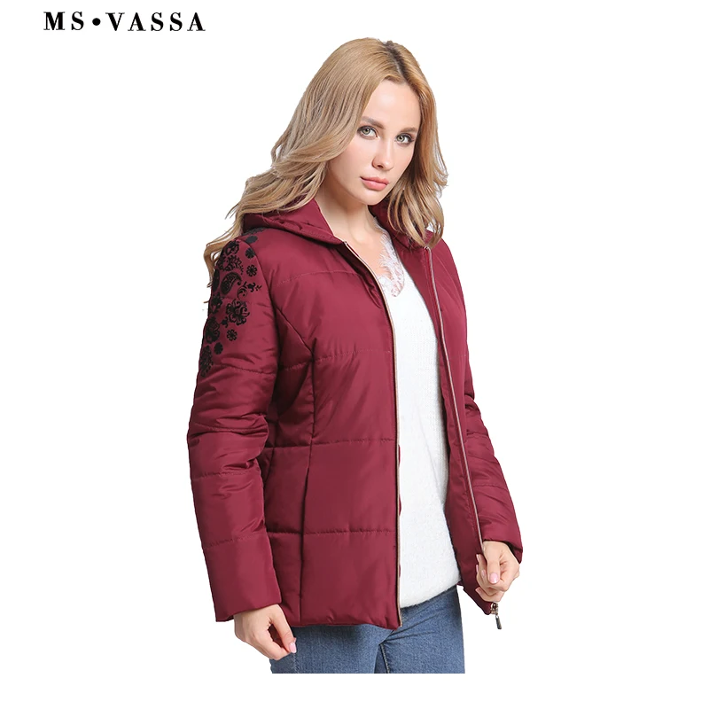 Aliexpress.com : Buy MS VASSA Women Jacket 2018 New Autumn Ladies Parka ...
