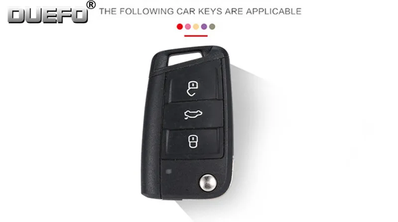 Peacekey карбоновый Чехол для автомобильного ключа для VW Golf 7 GTI MK7 Octavi A7 Seat Leon Ibiza флип-пульт дистанционного ключа кошелек брелок