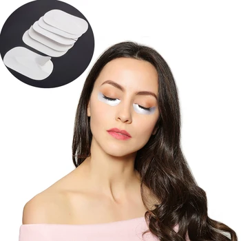

50Pcs/Pack Silk & Lint Free Under Eye Patches Pads Stickers For Eyelashes Extension Paper Patches Beauty Tools Make Up Lash Pads