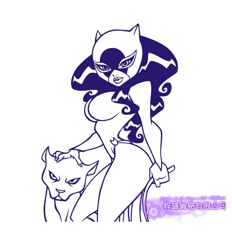 DCTAL Sexy Girl Decal Beauty Body Naked Sticker Wall Bathroom Woman Girl Wall KTV Pub Bar Shop Sticker