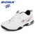 BONA New Designer Men Tennis Shoes Кожаная Популярная Спортивная обувь Man Outdoor Trainers Популярные Кроссовки Обувь Удобная обувь