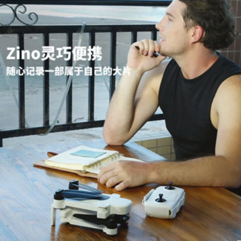 

New H117S Zino GPS 5.8G 1KM Foldable Arm FPV with 4K UHD Camera 3-Axis Gimbal RC Drone Quadcopter RTF High Speed