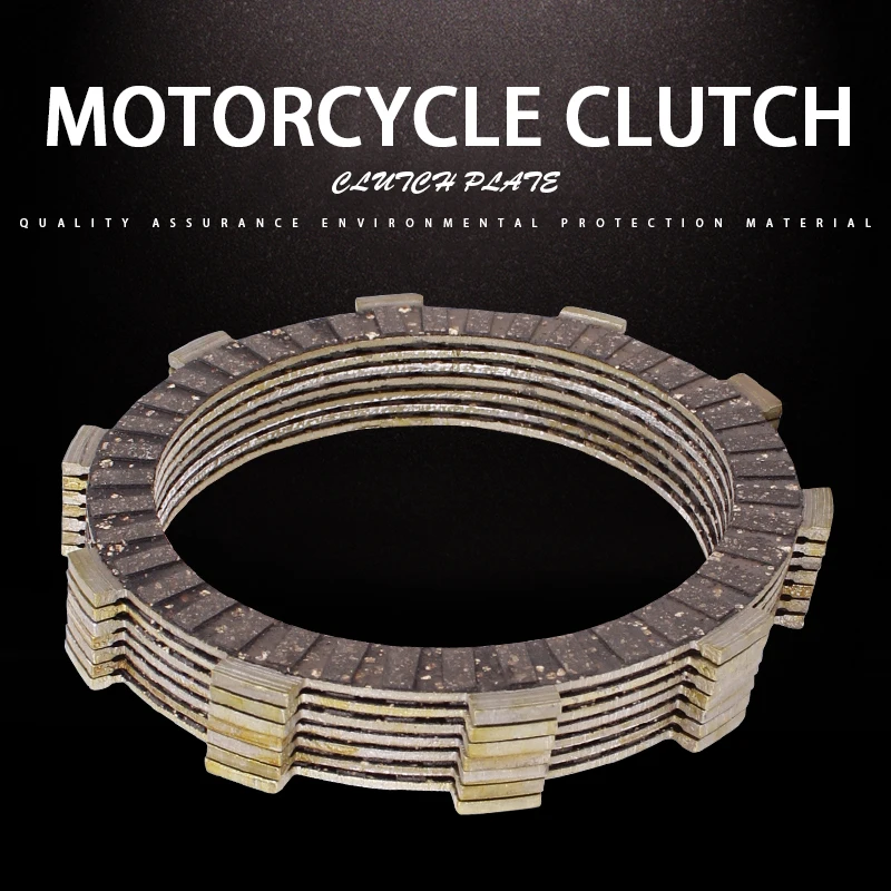 

1Set 7 Pcs Clutch Disc Friction Plates Motorcycle Engine Accessories Clutch Plates For Honda Steed400 600 NC29 AX-1 XR250 BROS
