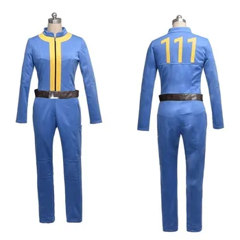 

Halloween Ganme csotume Fancy Online Game Fallout 3 Unisex Jumpsuit Cosplay Costume Outfit Full set fast shipping