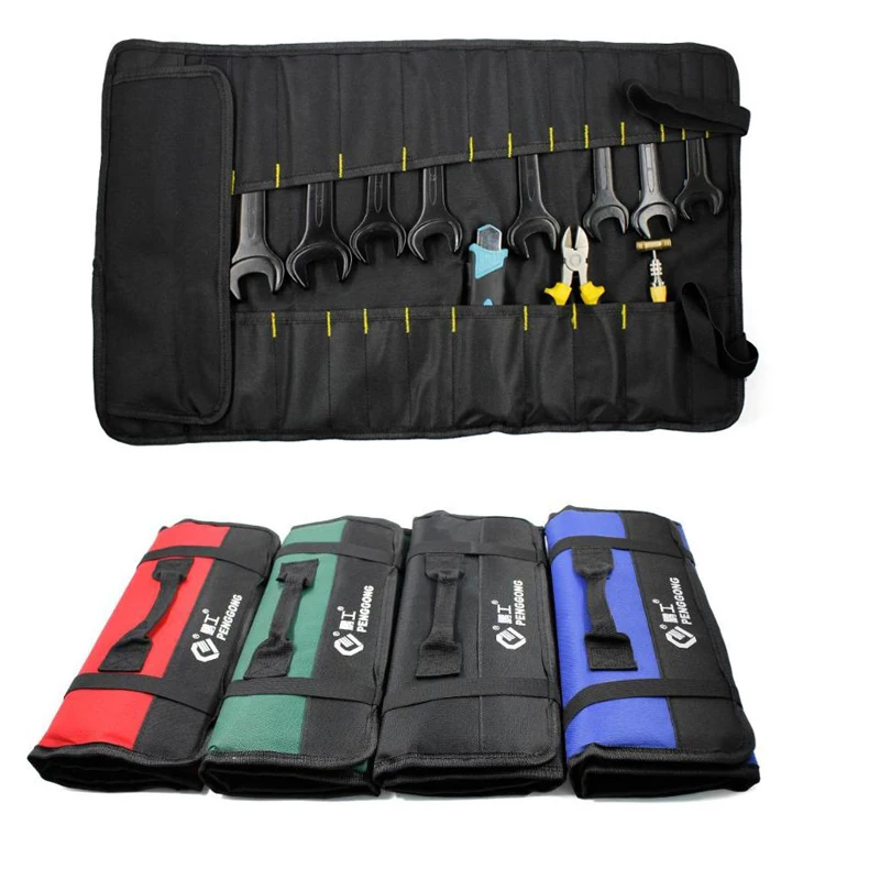 Multifunction Oxford Cloth Folding Wrench font b Tool b font font b Bag b font Roll