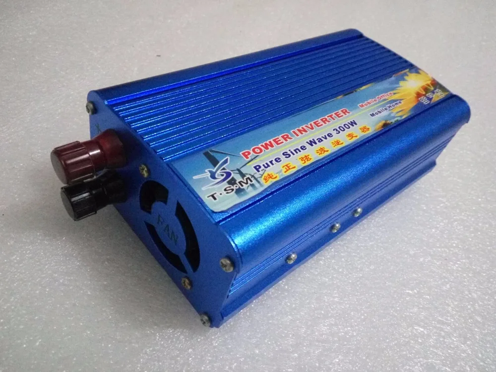 DC AC 300 Вт Чистая синусоида Инвертор DC12V к AC120V преобразователь напряжения от