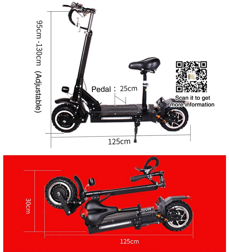 Discount Electric Scooter 60v 26A battery bike 3200W moter bike electric bicycle for sale 50-80km  Foldable Electric Bicycle 11