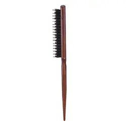 Инструмент для укладки волос Salon щетка для волос деревянной ручкой пушистый щетины гребень блюдо парикмахерские прическа парикмахерская