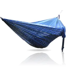 Кемпинг гамак нагрузка 300 кг нейлон ткань печать гамак Портативный отдыха качели дышащий путешествия открытый код