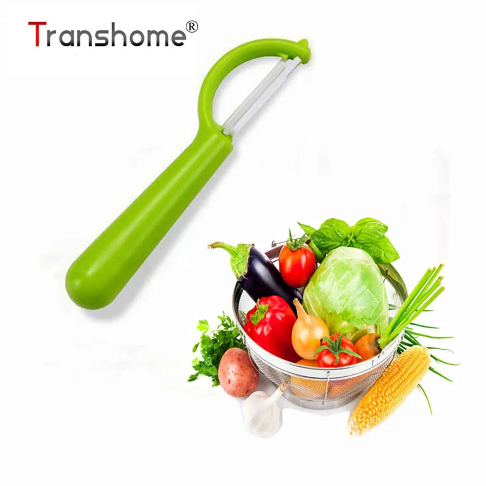 Transhome Kitchen Tools Plastic Vegetable Peeler Knife Useful Fruit And