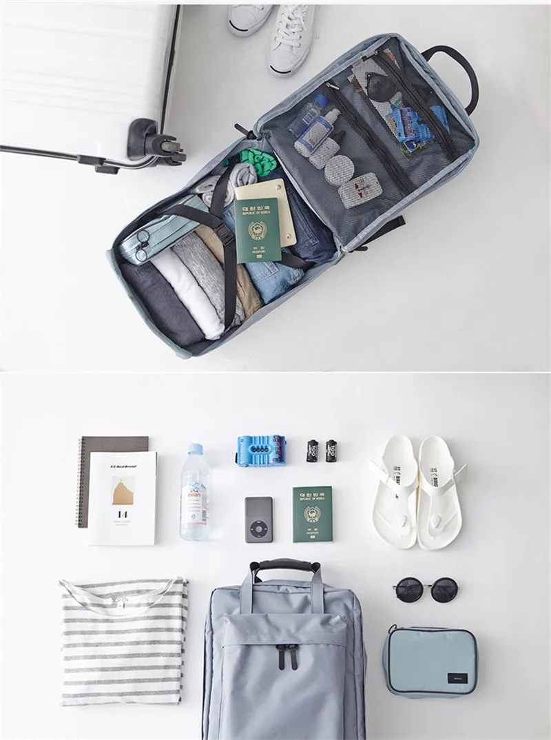 Мужской и женский рюкзак для путешествий, сумка-Органайзер, модная водонепроницаемая сумка