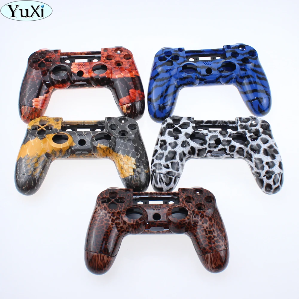 

YuXi Leopard grain dragon Housing Shell for Sony PS4 Playstation 4 Wireless Controller Replacement