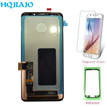 

Super AMOLED Test For Samsung Galaxy S9+ G965F G965W Touch Screen Digitizer LCD Display Frame For Samsung G965 G965U LCD S9 Plus