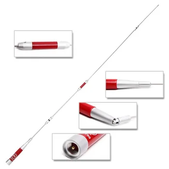 

Harvest HAR-7700 VHF/UHF 145/435MHz 150W 4.3/6.8dBi Red High Gain Antenna HAR7700 for Amateur Car Radio Mobile/Station Radio