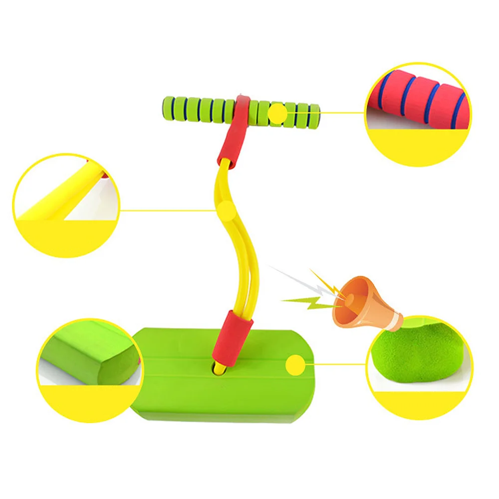 Обучающие Развивающие игрушки для прыжков, спортивные игры на открытом воздухе, детские резиновые сумасшедшие ходули для прыжков, безопасные игрушки для детей