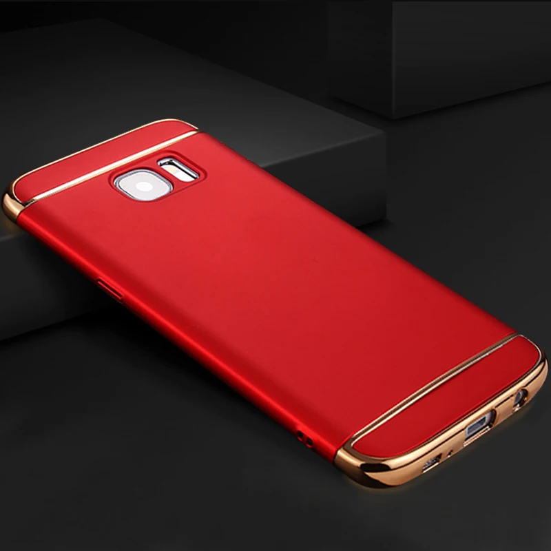 Роскошный ударопрочный жесткий пластиковый чехол YUETUO для телефона samsung galaxy s6 edge