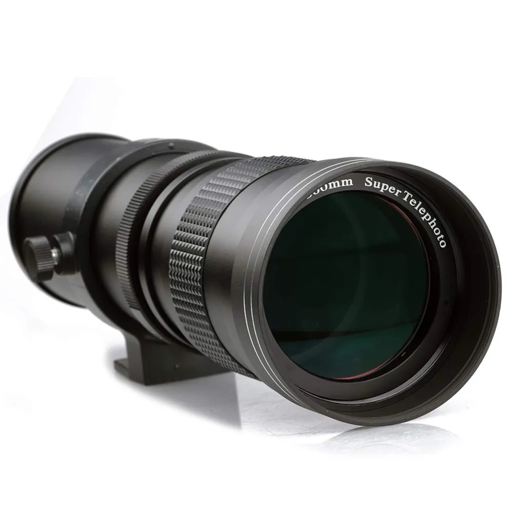 Фотообъектив Mcoplus 420 800 мм с ручным зумом для Nikon Sony D7100 D5300 D5100 D3200 D750 D3100 DSLR|Объективы
