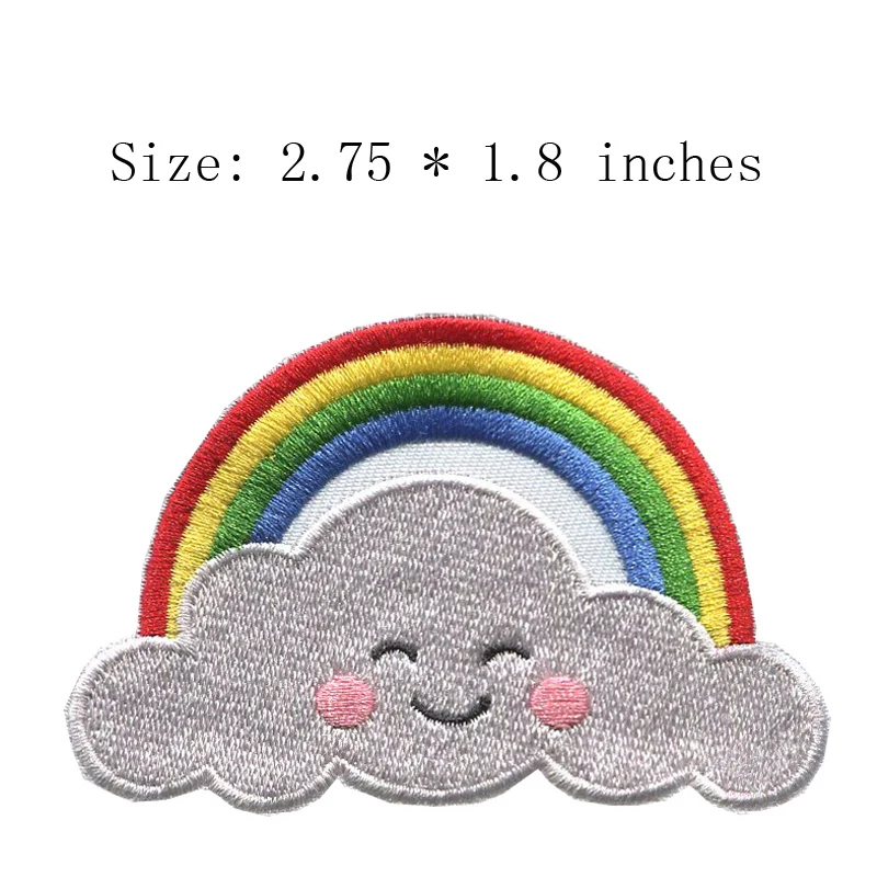 

Sunshine embroidery patch 2.75" wide /ribbon embroidery