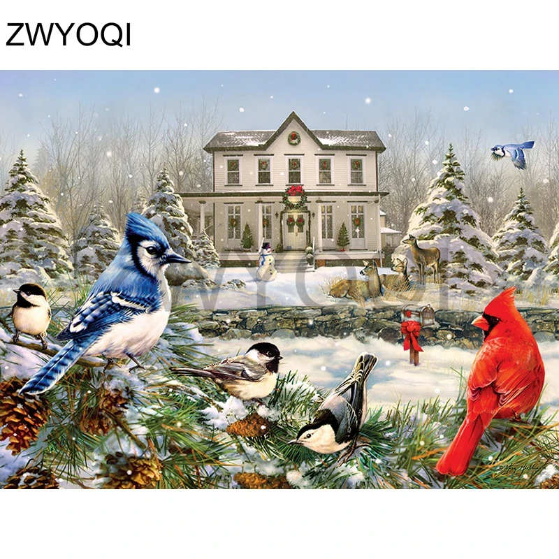 DIY-Diamond-Painting-Birds-Pine-Nuts-Cross-Stitch-Mosaic-diamond-painting-Pattern-Full-Rhinestone-Home-decor