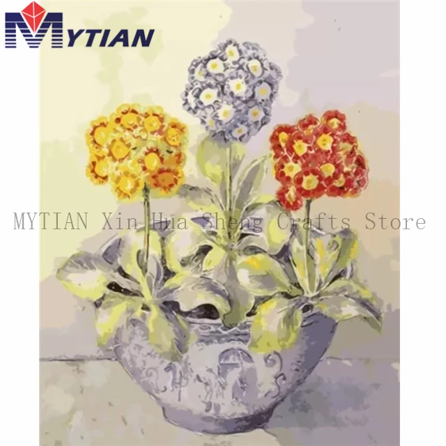 18092038 Antique Vase Flower Bouquet Diamond Painting MYTIAN 5D DIY Diamond Embroidery Mosaic Flowers Painting Cross Stitch Home Decor