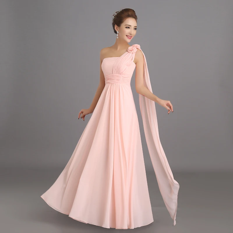 Популярное розовое зимнее платье подружки невесты на свадьбу длинное недорогое шифоновое платье для выпускного подружки невесты свадебное платье