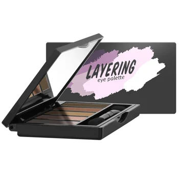 

Eyeshadow Palette Glamorous Smokey Color Eye Shadow Shimmer Glitter Smooth Creamy Powder Makeup Eye Shadow 5 Colors HC65