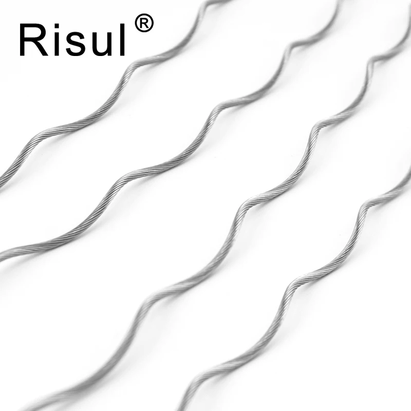 Risul волнистая стальная проволока полуготовый продукт 1 8 мм твист Проволочный
