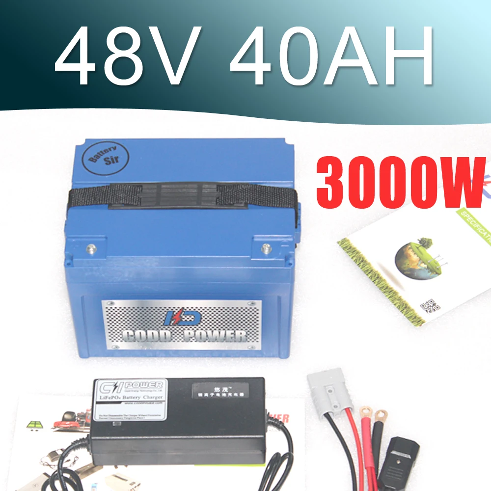 Clearance 48V 40AH Electric Bike battery 48V Electric bicycle battery with 3000W BMS 0