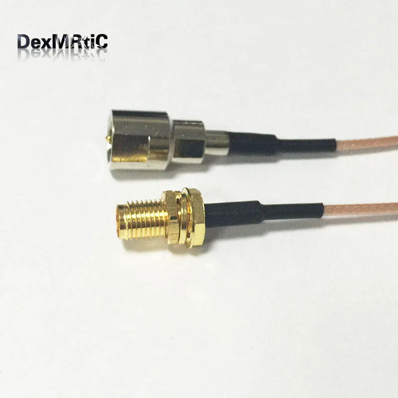 Новинка разъем SMA гайка переключатель FME штекер ОТРЕЗОК кабеля RG178 15 см 6 дюймовый