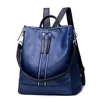 

Women Backpack Leather School Bag Men Backpacks For Teenager Girls Large Capacity Shoulder Bag Female Casual Travel Bags