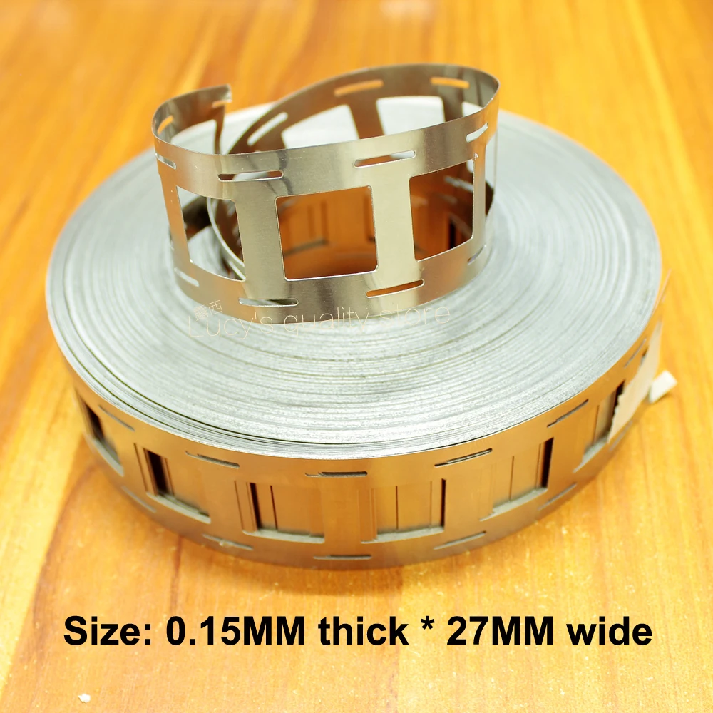 

1kg 2 and 2 string 18650 lithium battery spot welding nickel sheet connection piece 0.15MM*27MM nickel sheet with bracket
