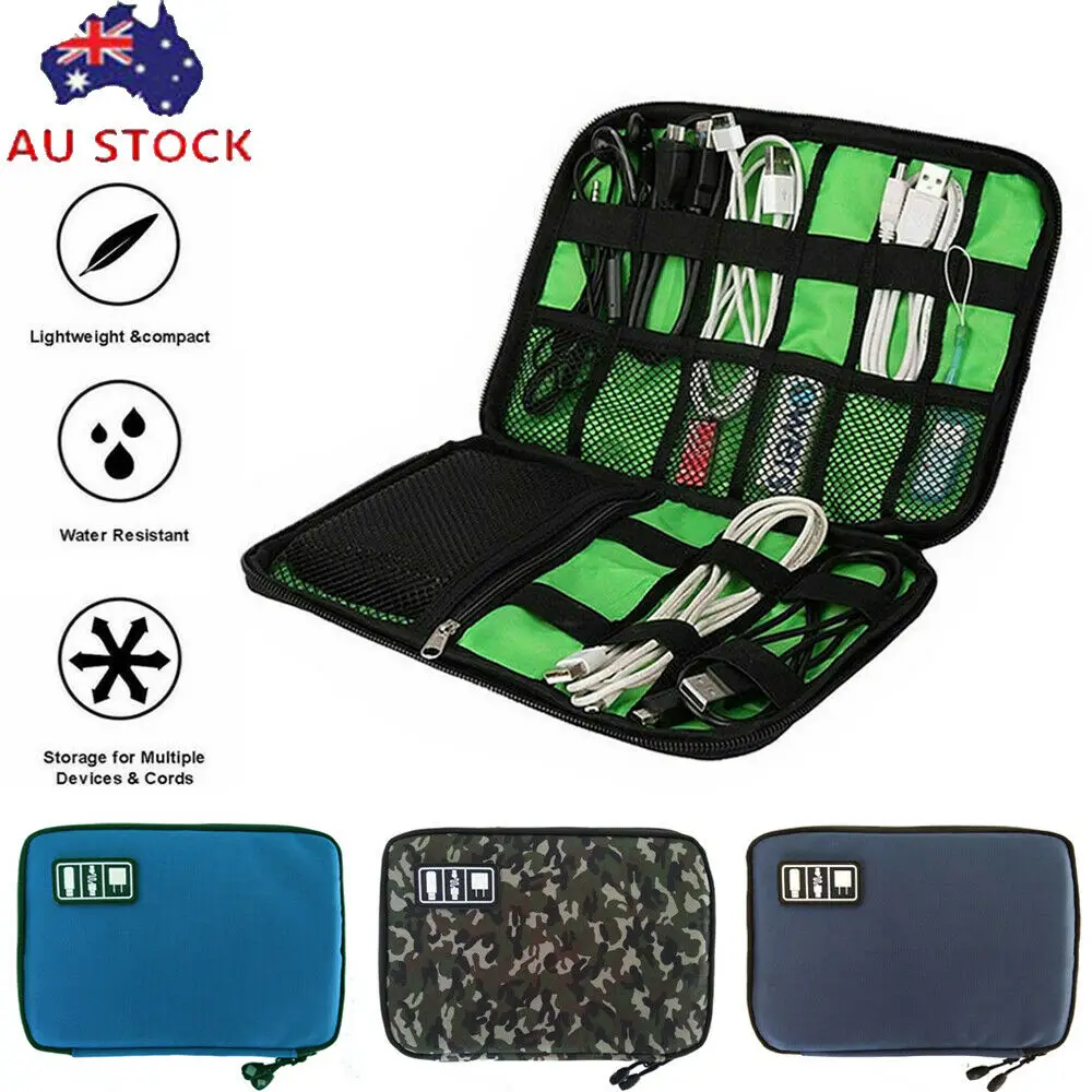 

Digital Storage Bag USB Flash Drives Case Charger Wires Cosmetic Zipper Organizer Bag Pouch Data Earphone Cable Travel Kit