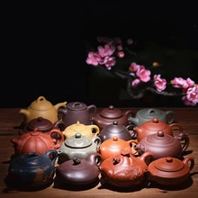 В больших продажах китайский настоящий Исин Zisha чайник многоразовый Кунг Фу горшок подлинный металлический пурпурный глина Дуань глина горшок чая