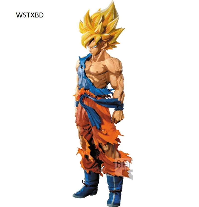 

WSTXBD BANPRESTO Original Dragon ball Z DBZ SMSP Goku Manga Color PVC Figure Toys Figurals Model Dolls Brinquedos
