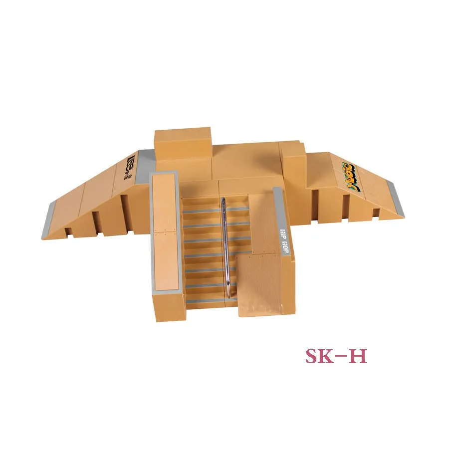 SK-I 8 шт. комбинированный палец скейтборд парк рампы и гриф части для Tech Deck& Finger доска сценического свойства