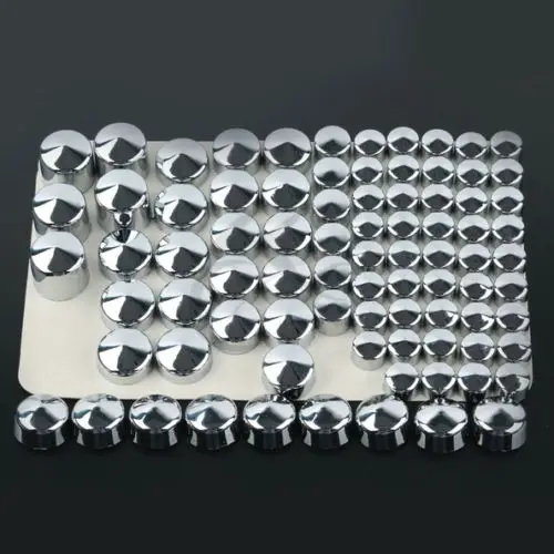 7 5 шт. Chrome ABS Пластик Болт Toppers+ 5 шт. Комплект болтов для 2007-2012 Harley FLH FLT модель поставщик